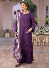 Mehru By Mahnur Embroidered Lawn Unstitched 3 Piece Suit - MHN24ML 5B